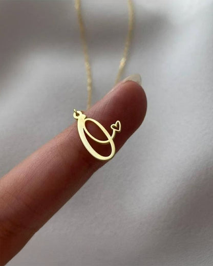 English Custom Alphabet Pendant