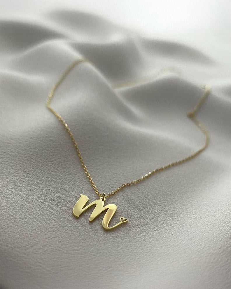 English Custom Alphabet Pendant