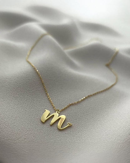 English Custom Alphabet Pendant