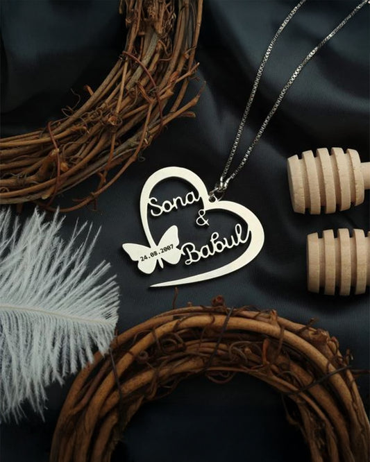 Couple Heart Pendant