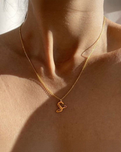 English Custom Alphabet Pendant